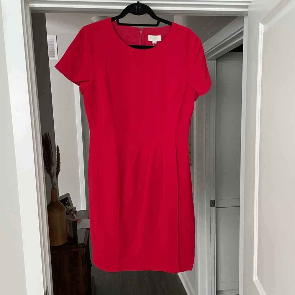 Loft Short Sleeve Wrap Dress